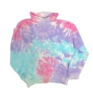 2XL Oversized Pastel Tie-Dye Hoodie